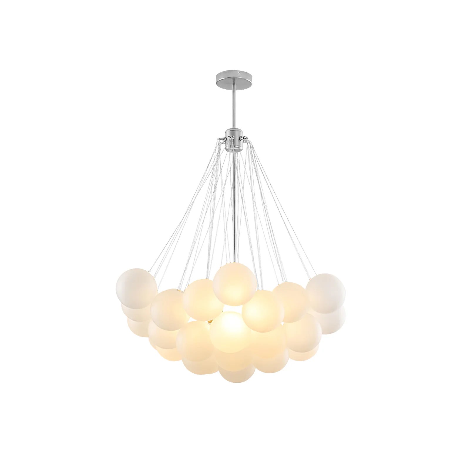 Eiririra Chandelier Bubble Frosted Glass