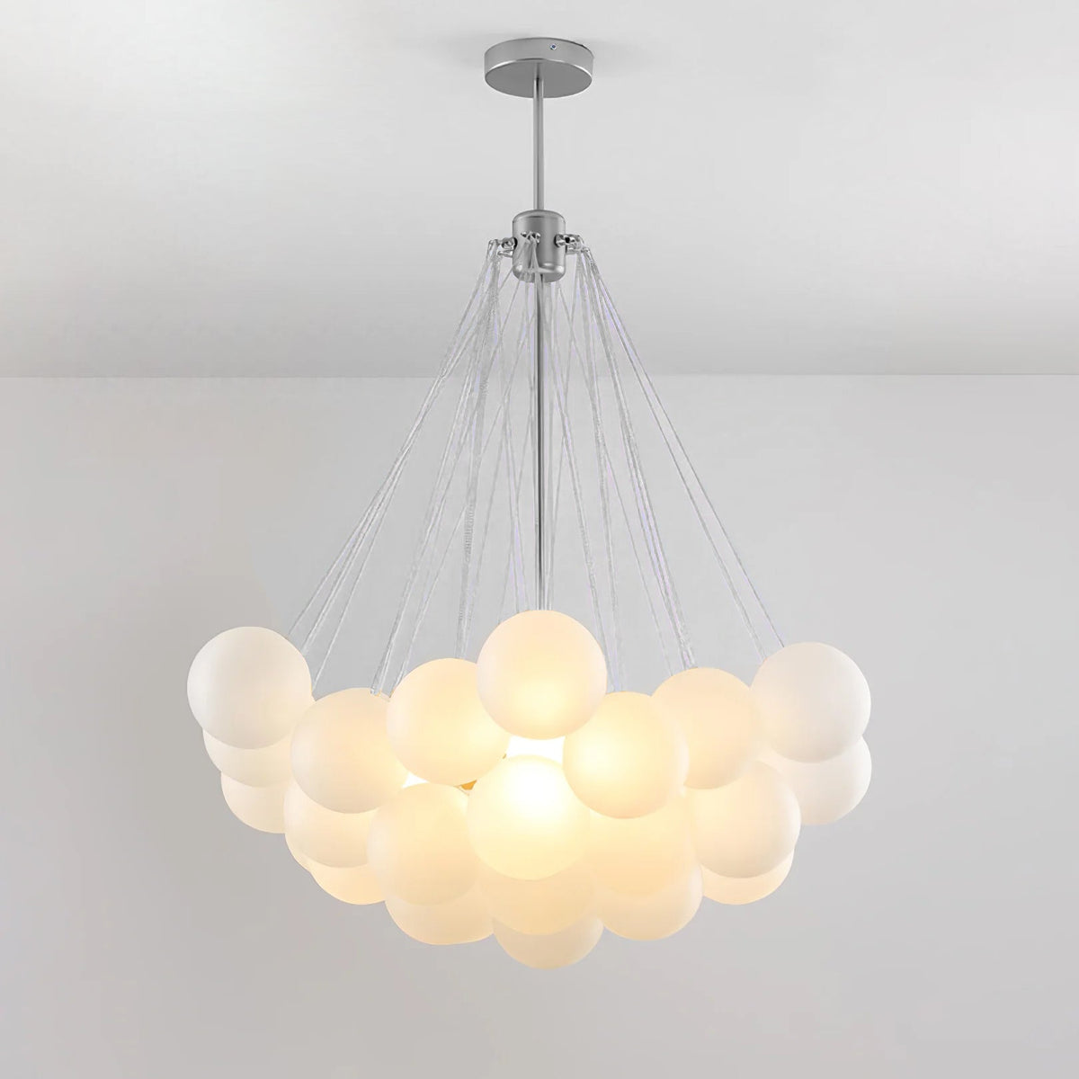 Eiririra Chandelier Bubble Frosted Glass