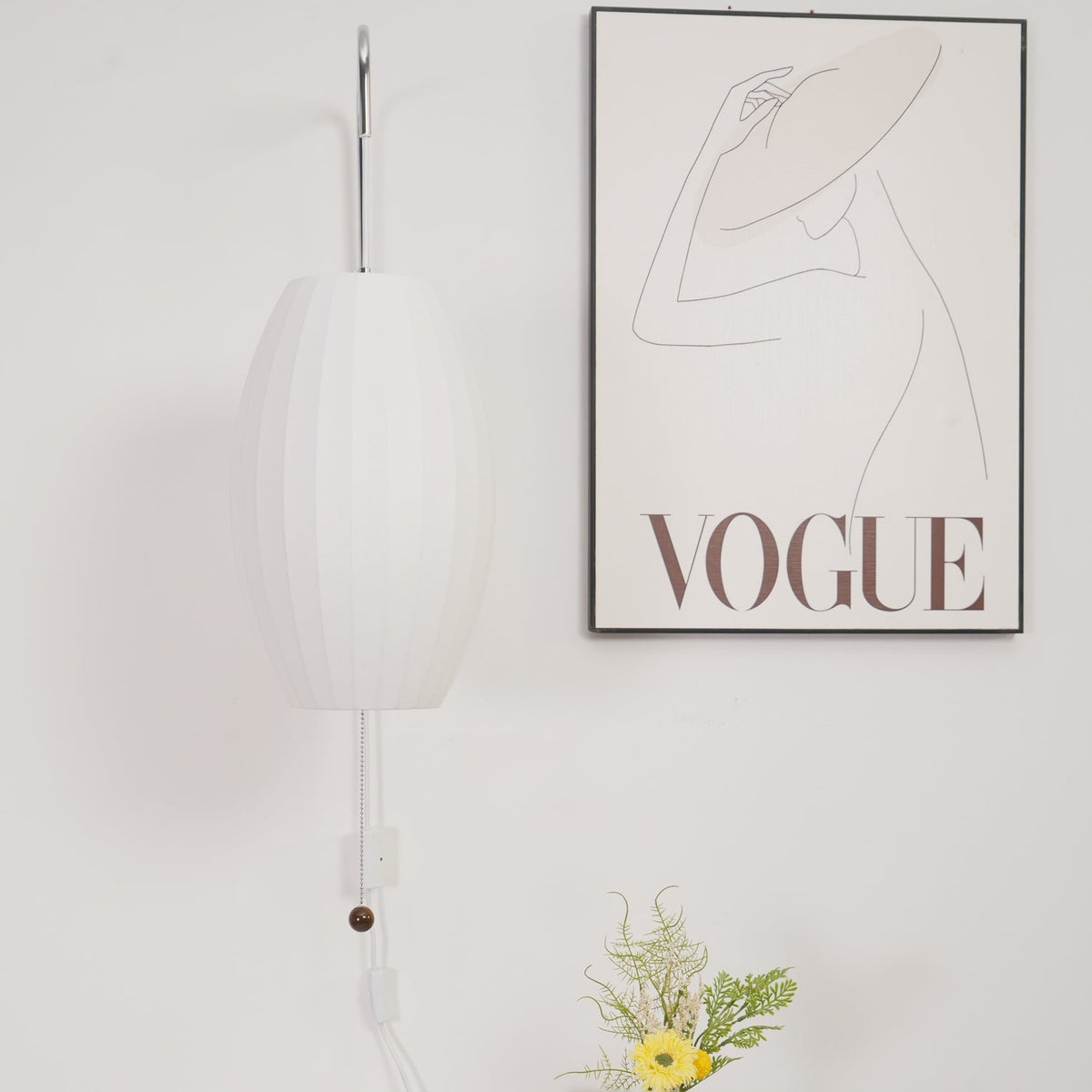 Hugo Wall Sconce Walnut Ball
