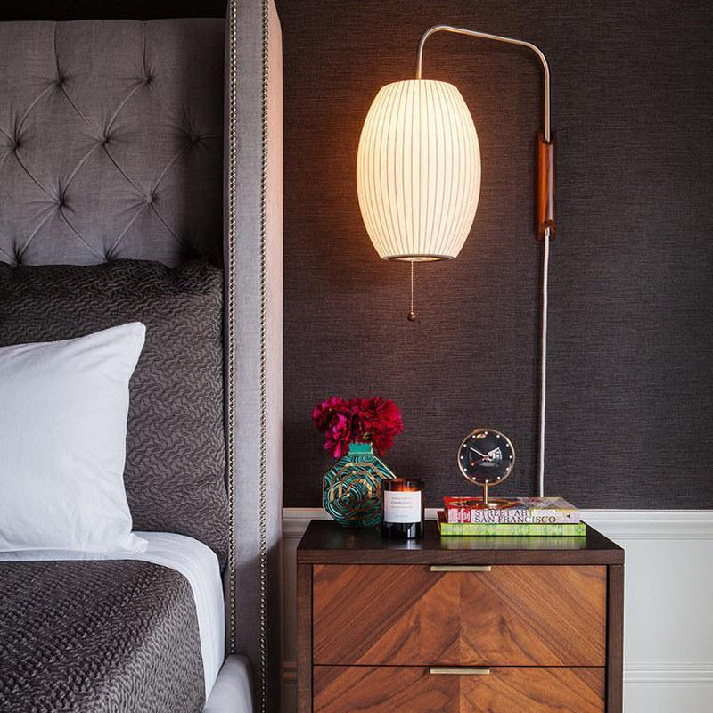 Hugo Wall Sconce Walnut Ball