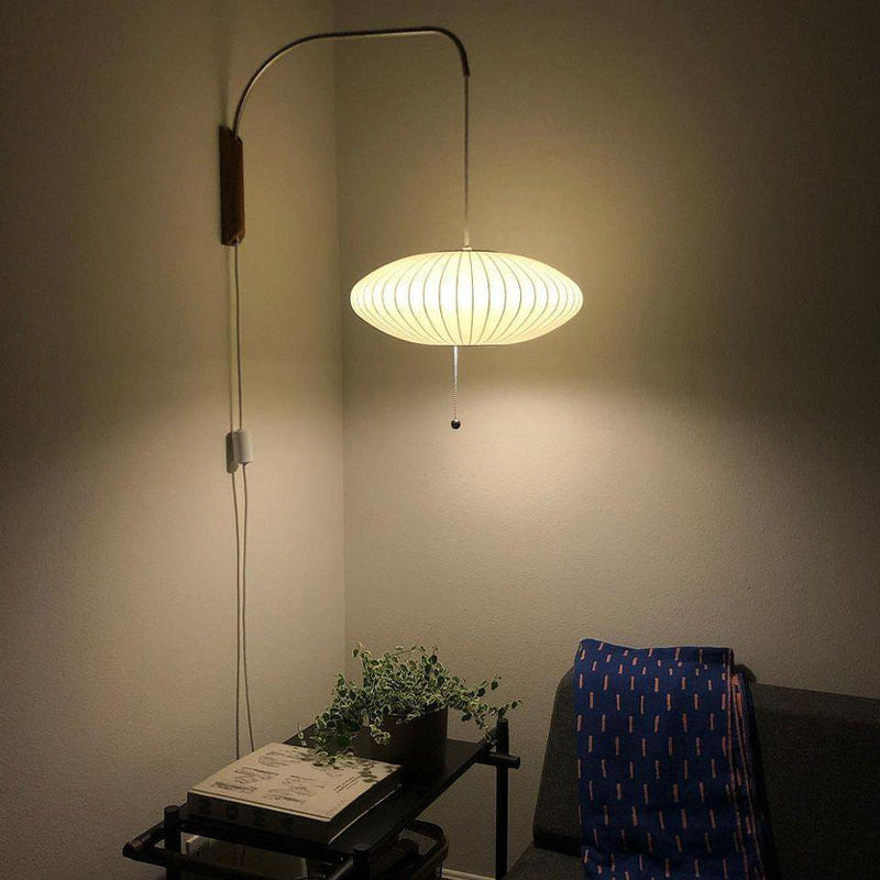 Lustra Wall Sconce Walnut Ball - Neutral Decor