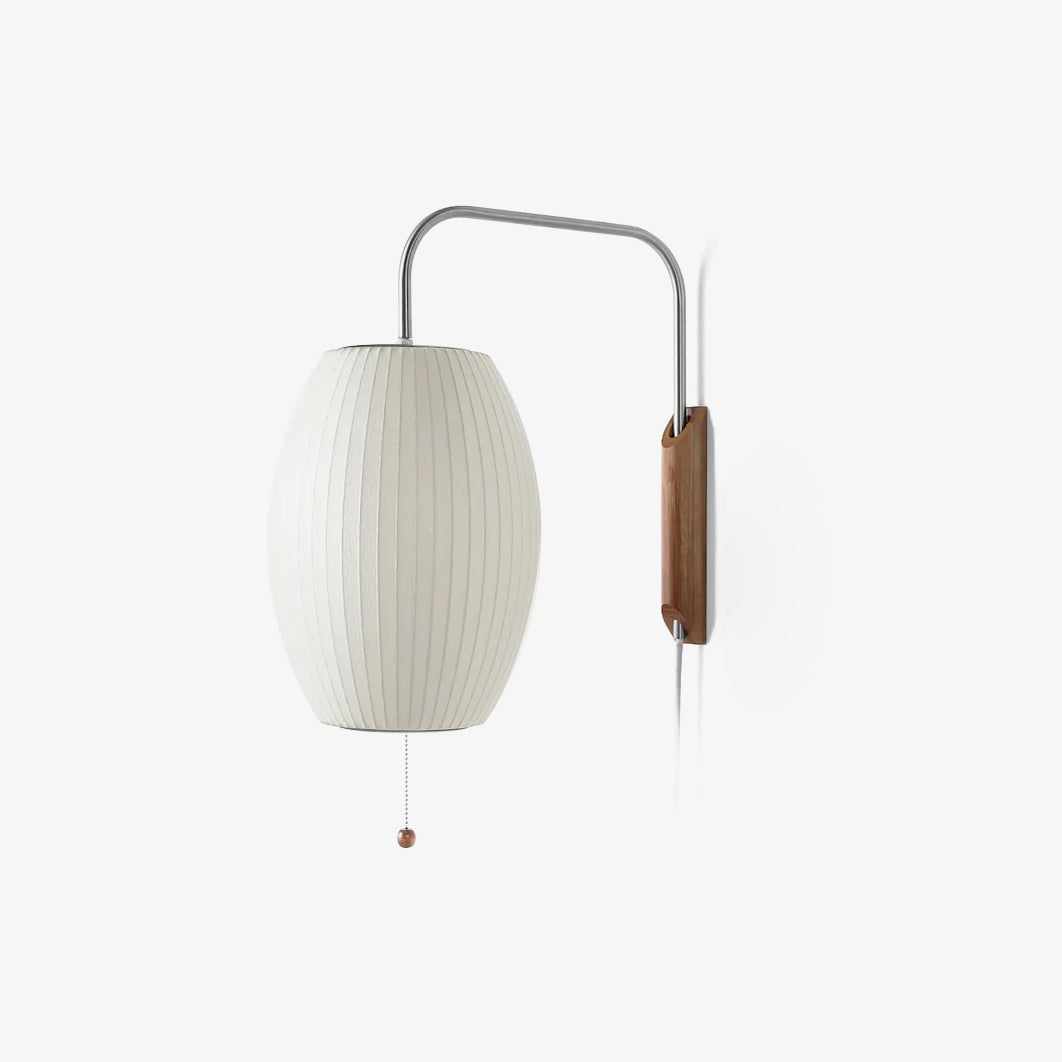 Lustra Wall Sconce Walnut Ball - Neutral Decor
