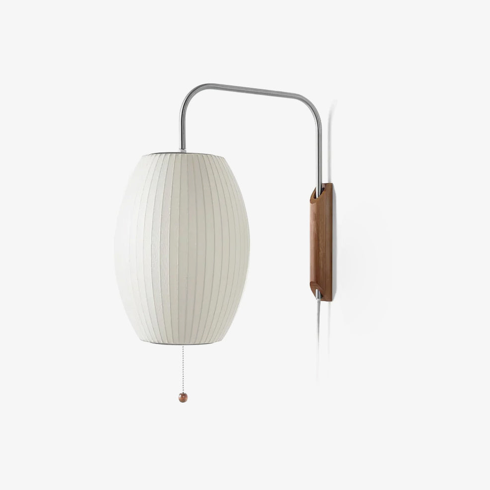 Hugo Wall Sconce Walnut Ball