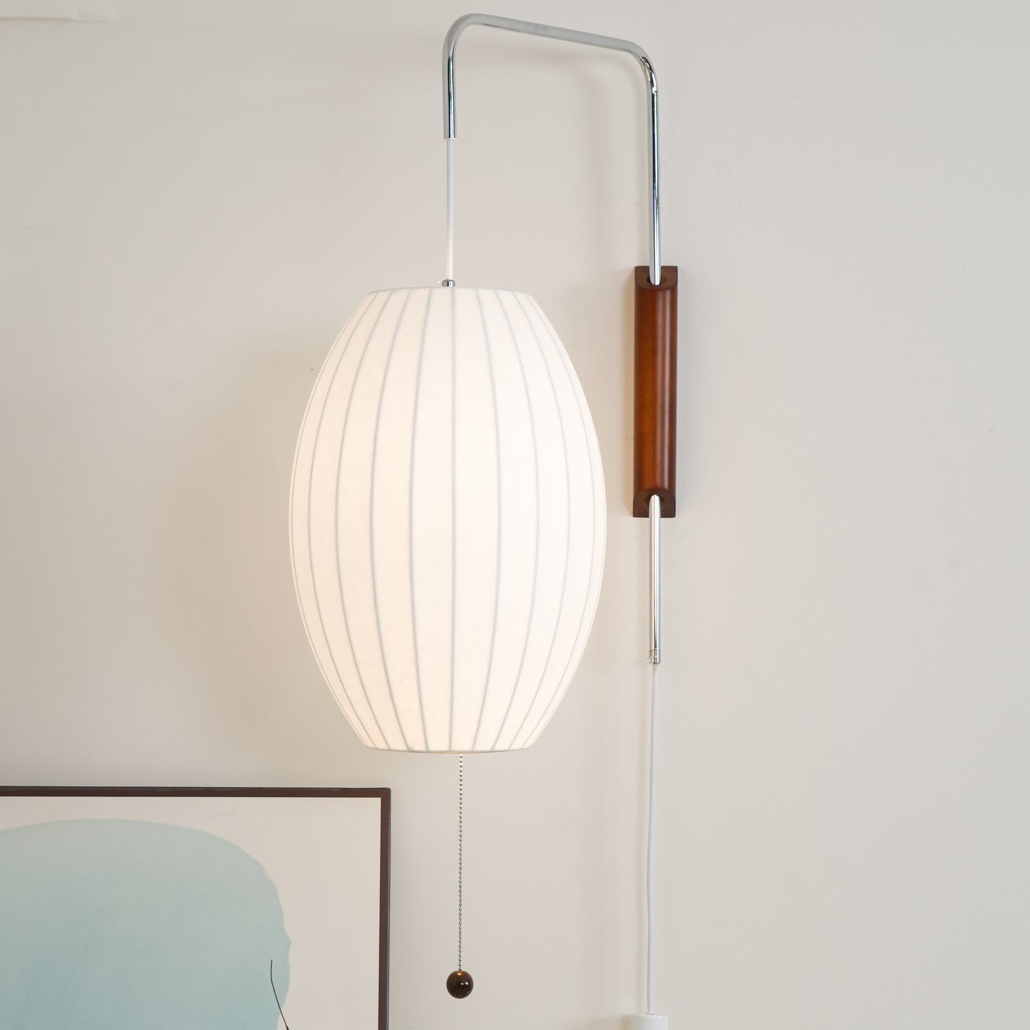 Hugo Wall Sconce Walnut Ball
