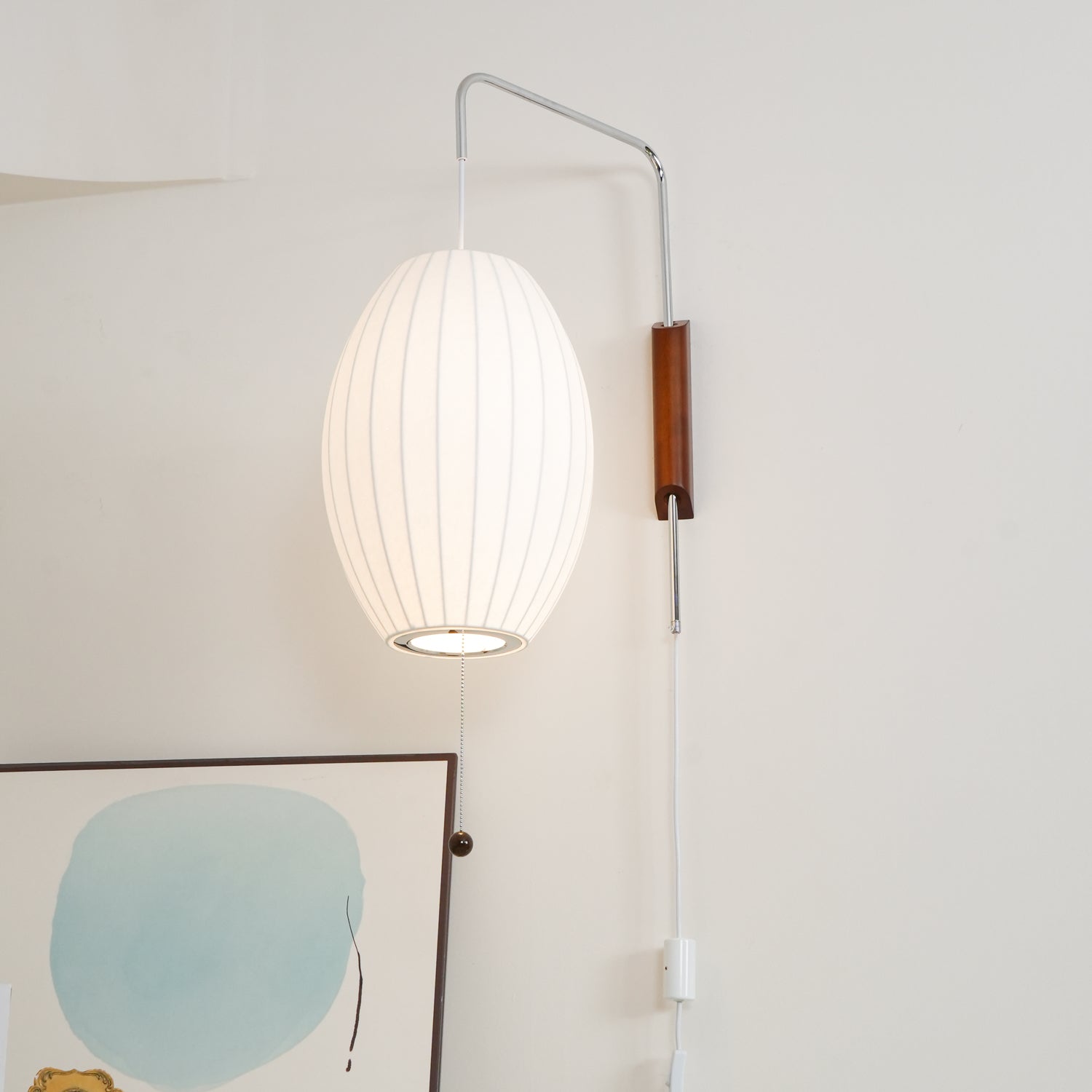 Hugo Wall Sconce Walnut Ball