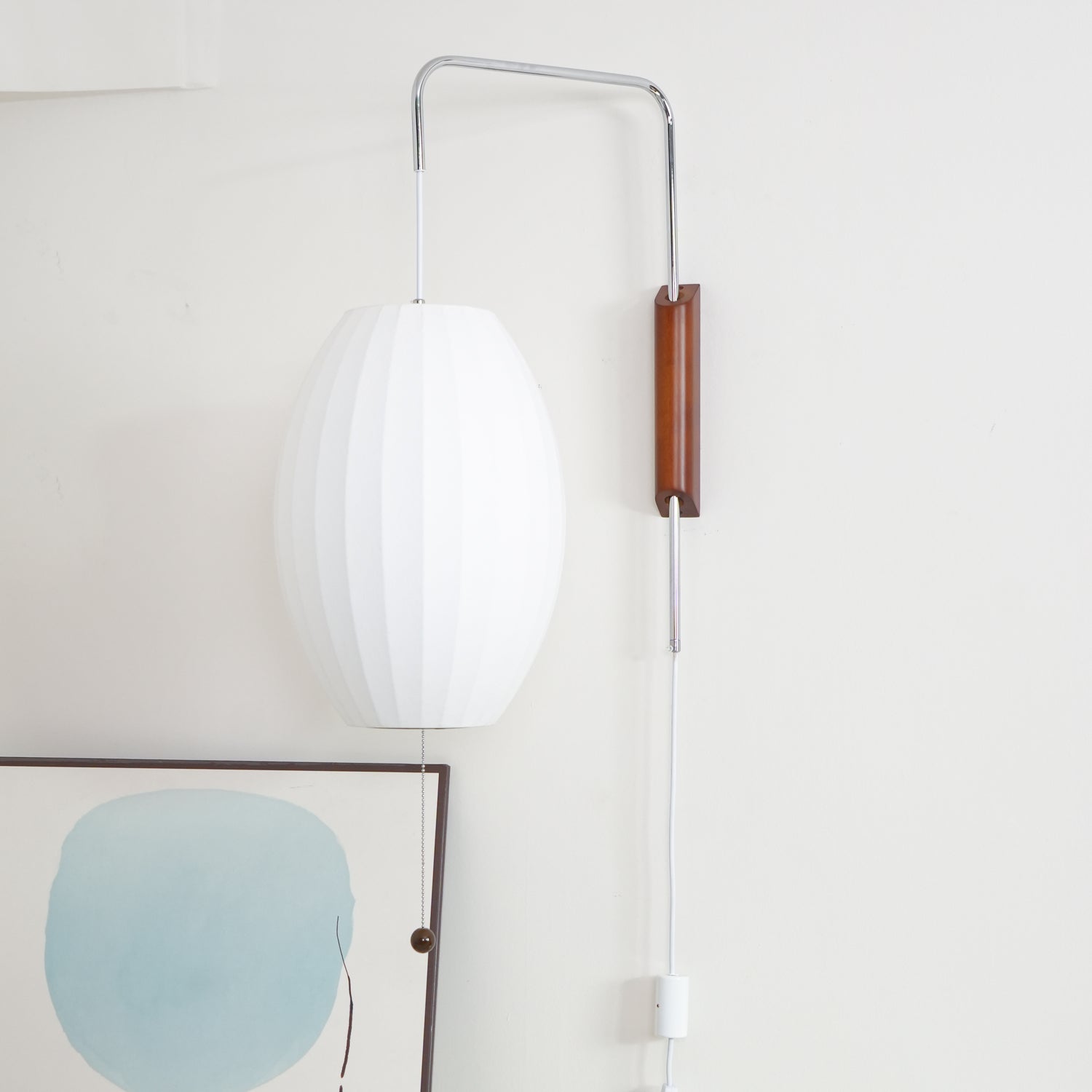 Hugo Wall Sconce Walnut Ball