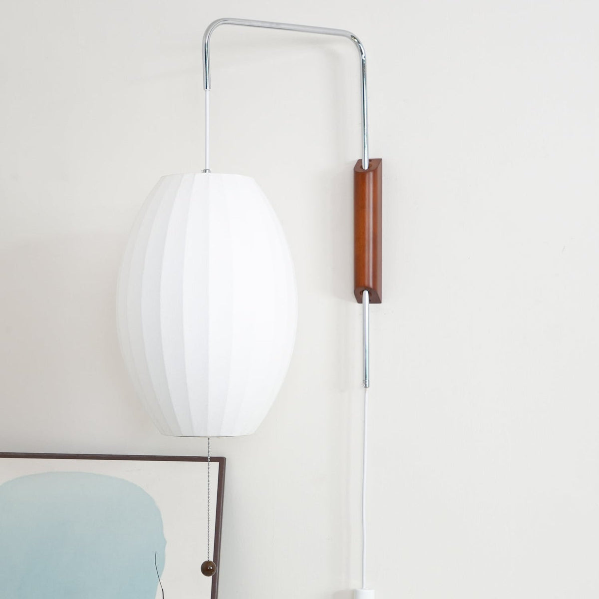 Hugo Wall Sconce Walnut Ball