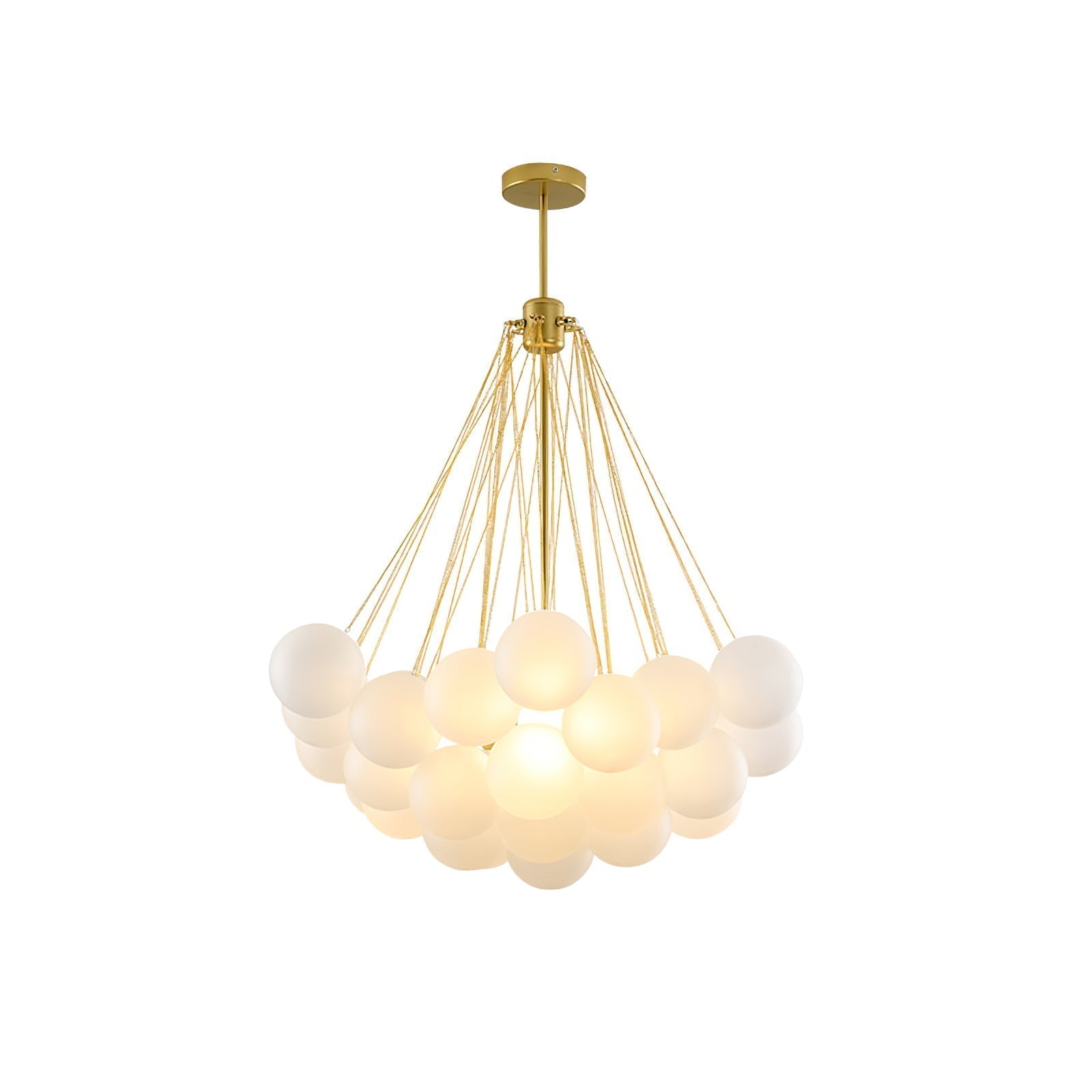 Eiririra Chandelier Bubble Frosted Glass
