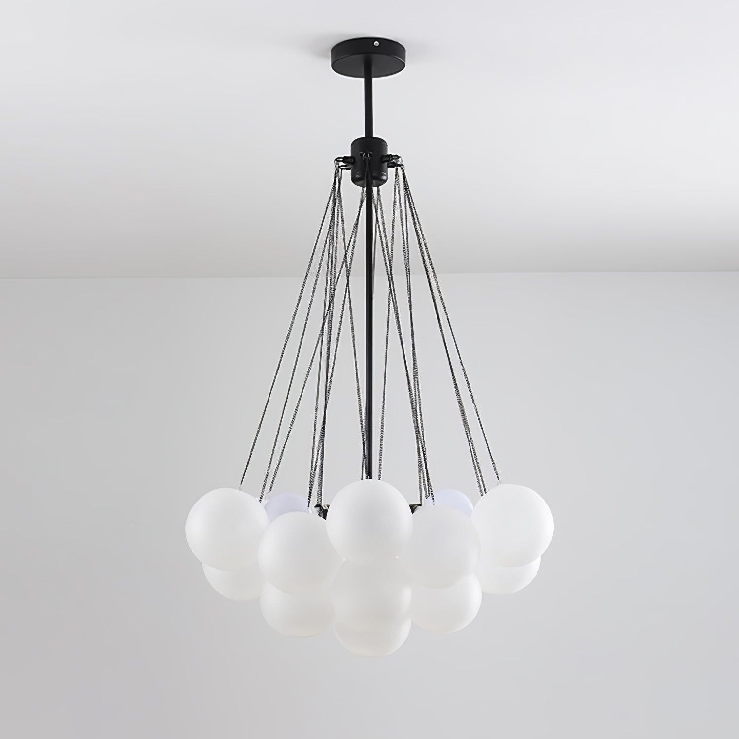 Eiririra Chandelier Bubble Frosted Glass