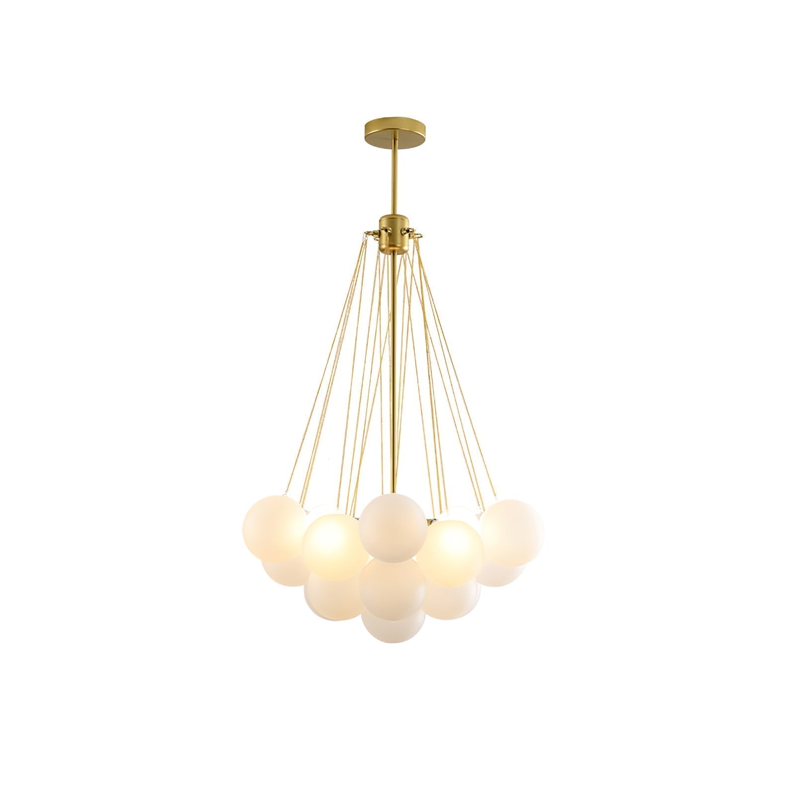 Eiririra Chandelier Bubble Frosted Glass