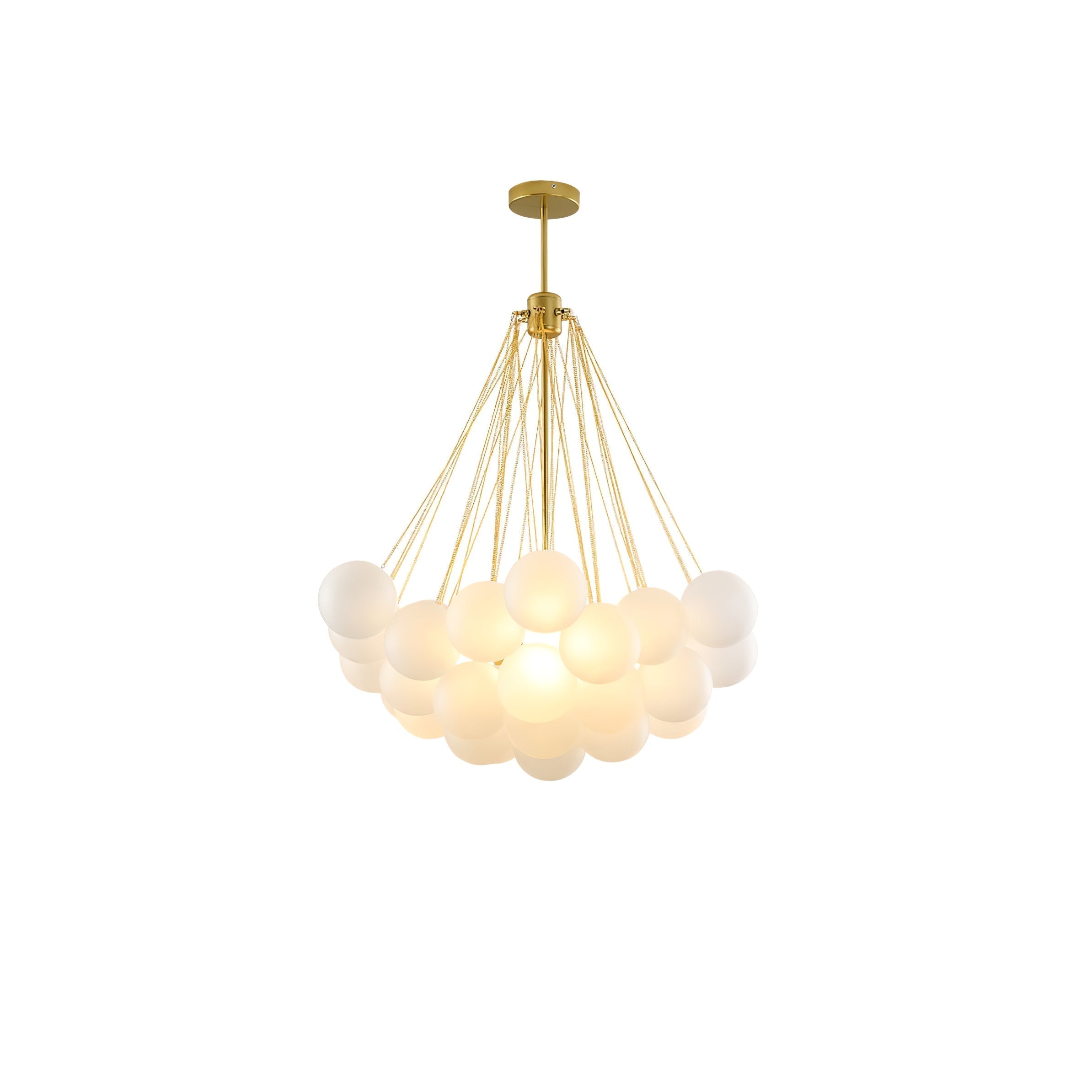 Eiririra Chandelier Bubble Frosted Glass
