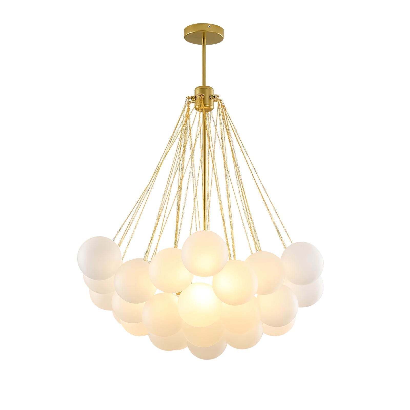 Eiririra Chandelier Bubble Frosted Glass