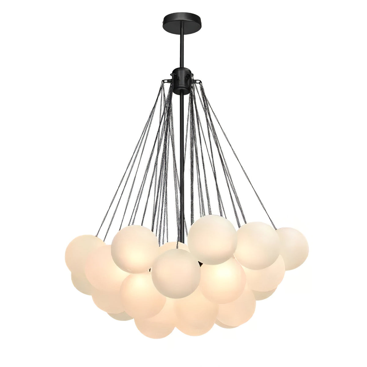 Eiririra Chandelier Bubble Frosted Glass