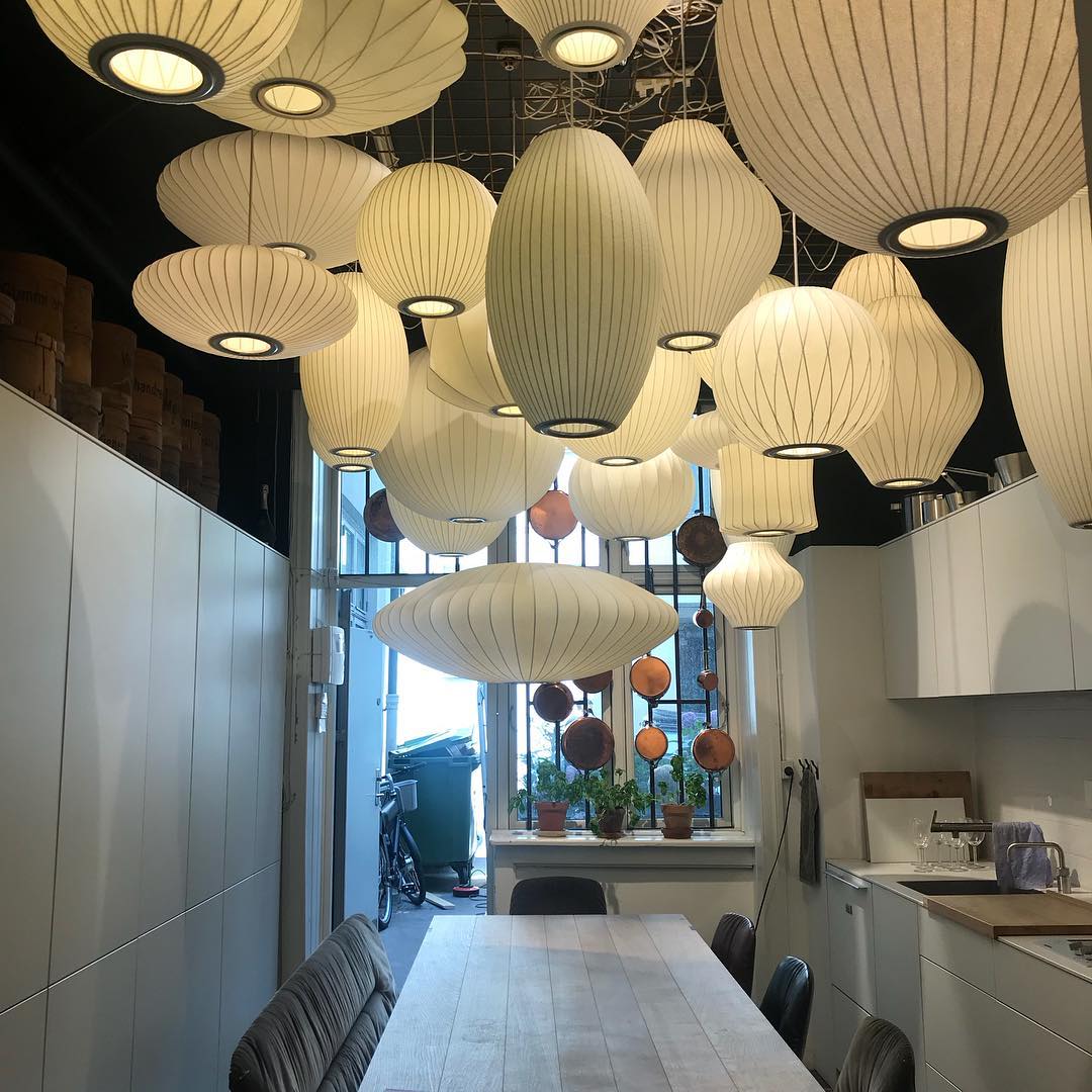 Nebula Bubble Mulberry Silk Pendant Lamp - Neutral Decor