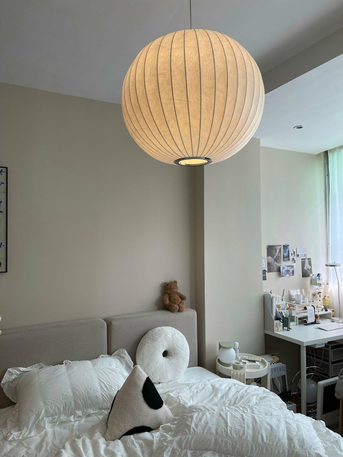 Nebula Bubble Mulberry Silk Pendant Lamp