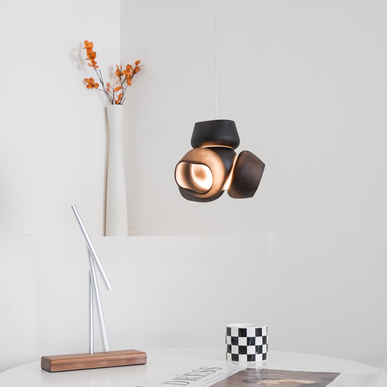 Ursa Bubbles Cluster Glass Pendant Light