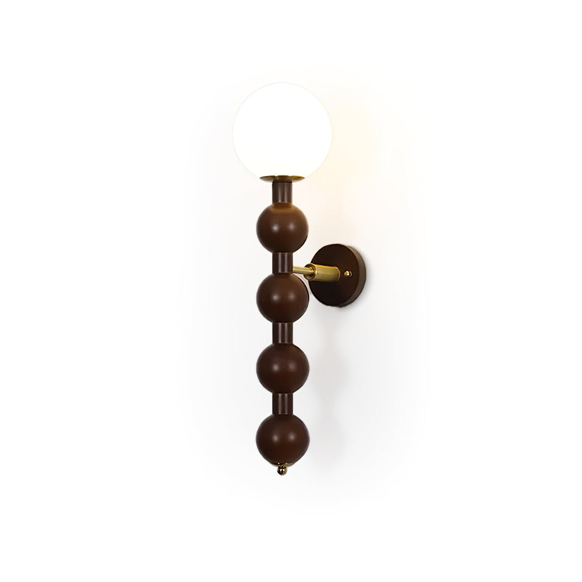 Olaeia Modern Minimalist Bubbly Wooden Glass Wall Lamp