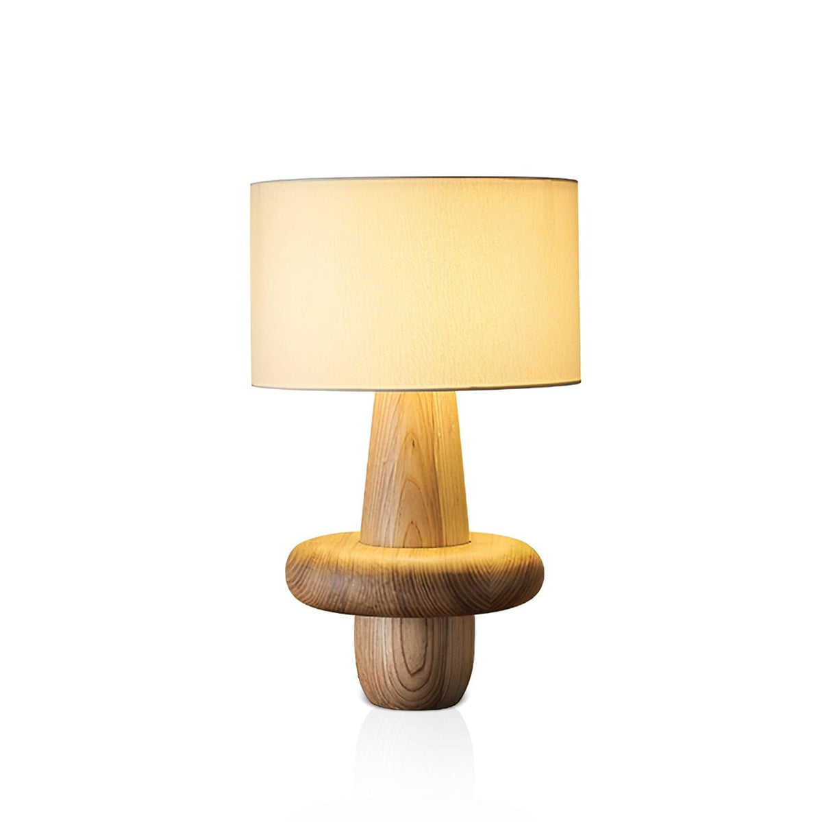 Ring Minimalist Wood Table Lamp