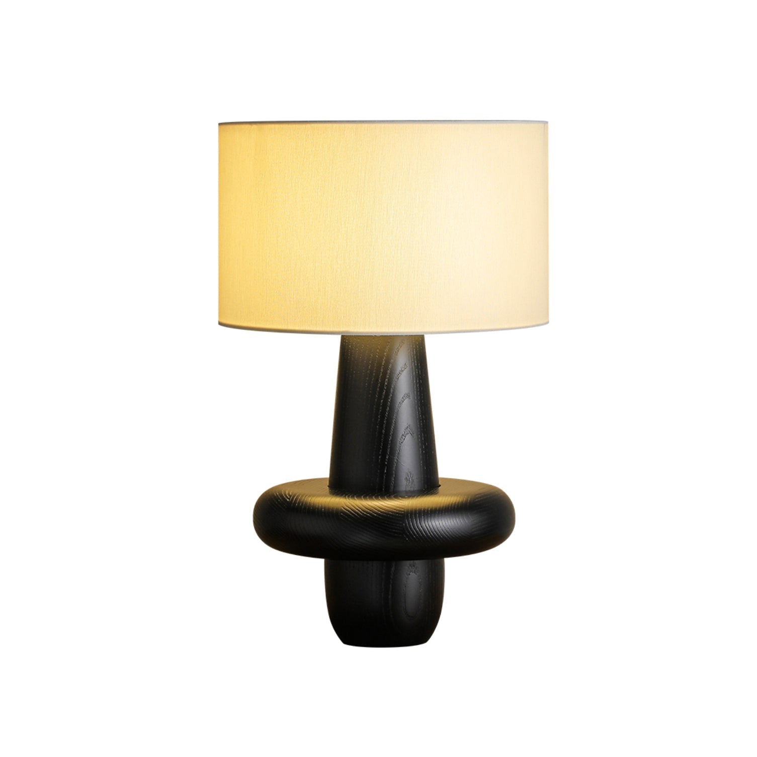 Ring Minimalist Wood Table Lamp