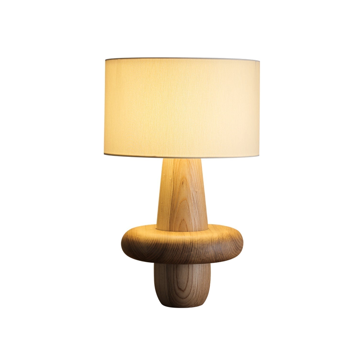 Ring Minimalist Wood Table Lamp