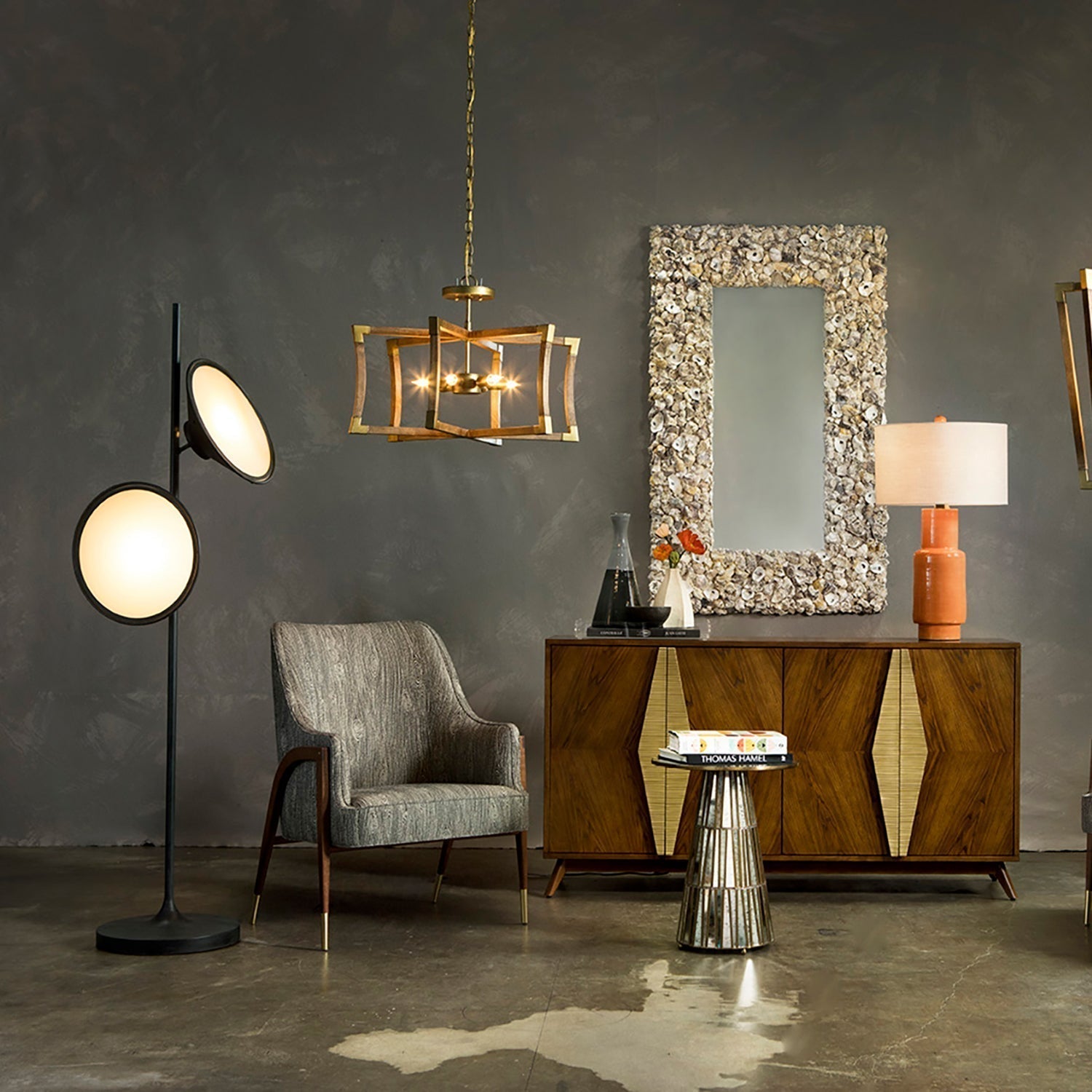 Eave Acrylic Artistic Floor Lamp