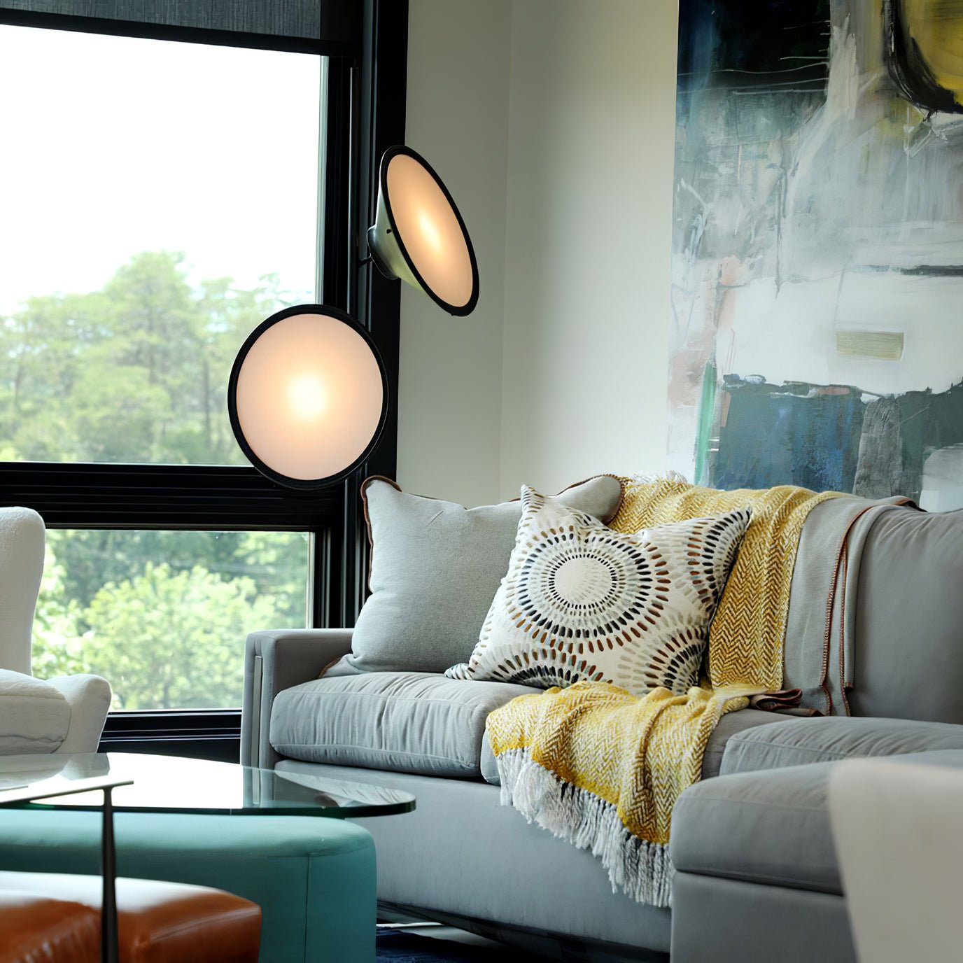 Eave Acrylic Artistic Floor Lamp