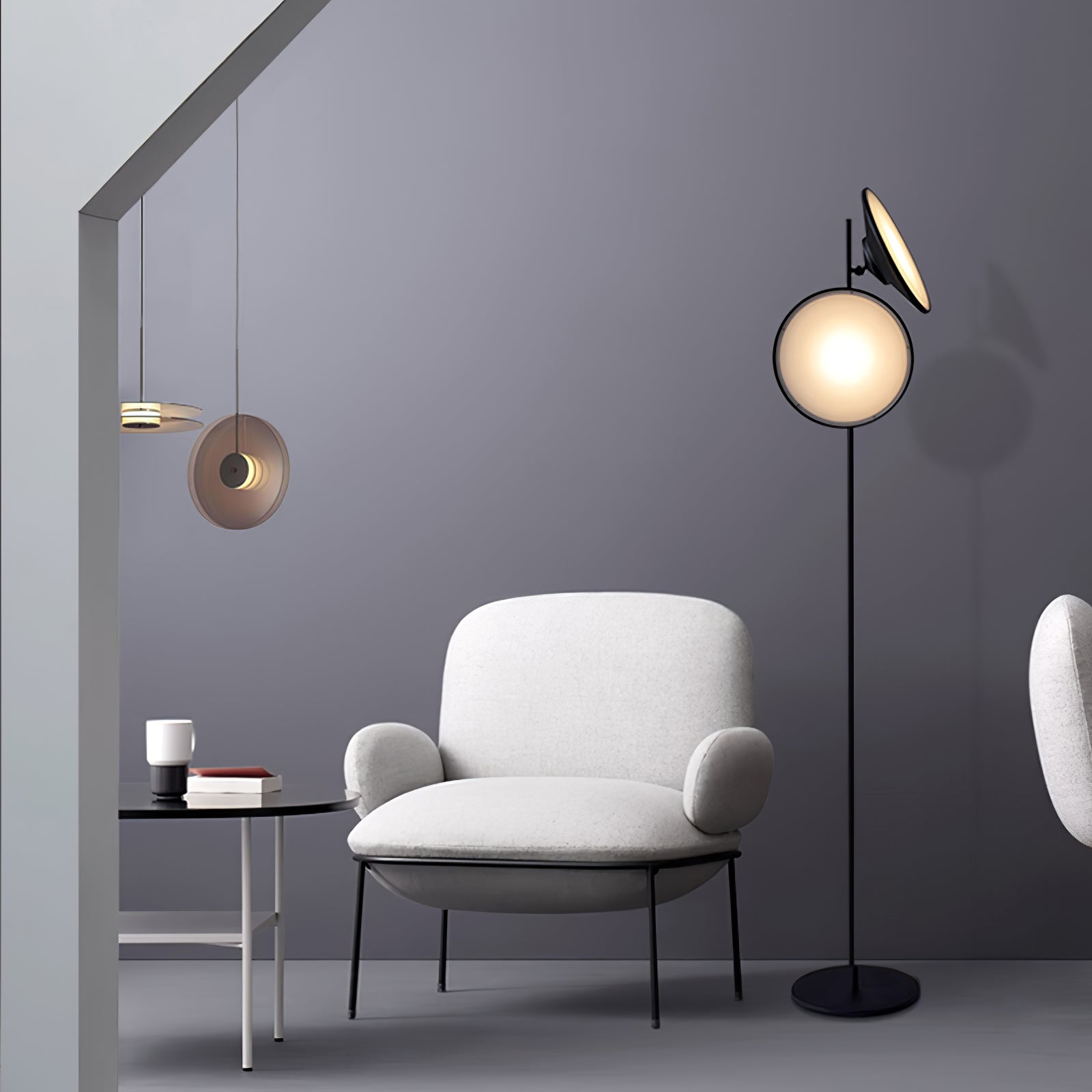 Eave Acrylic Artistic Floor Lamp