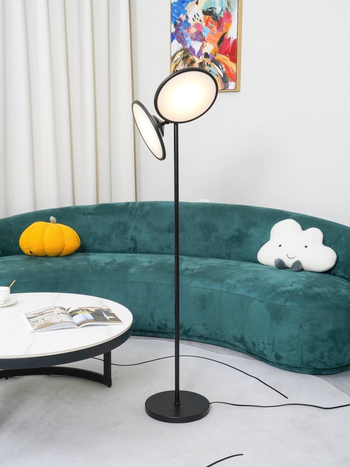 Eave Acrylic Artistic Floor Lamp