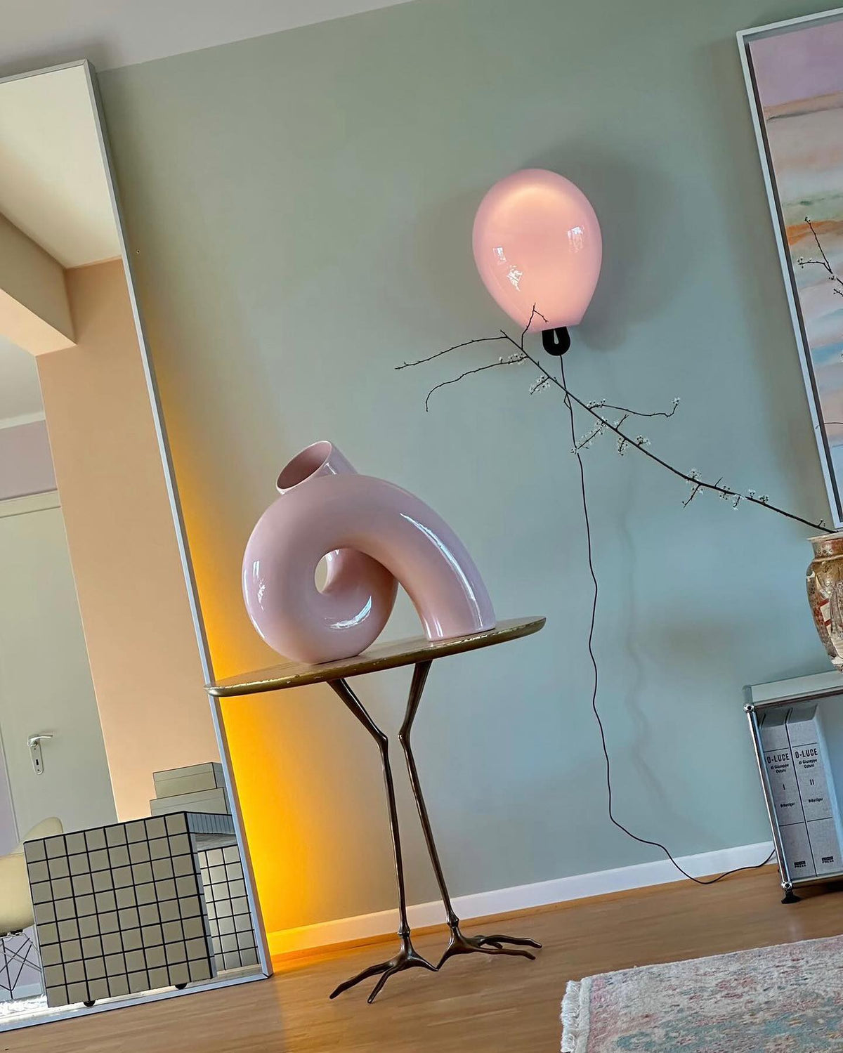 Lysolila Premium Nordic Art Glass Wall Light