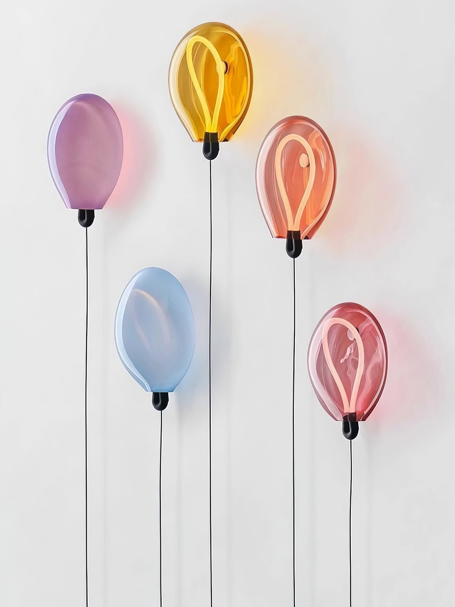 Lysolila Premium Nordic Art Glass Wall Light