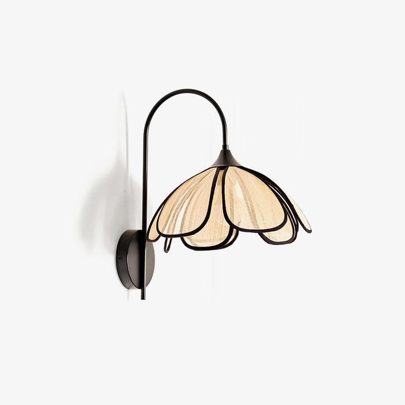 Ivsiliel Natural Burnt Petal Wall Lamp - Neutral Decor
