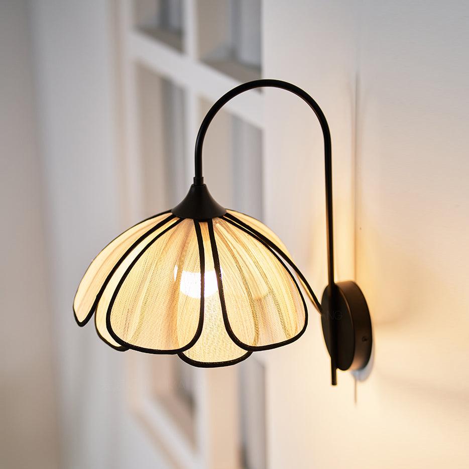 Ivsiliel Natural Burnt Petal Wall Lamp - Neutral Decor