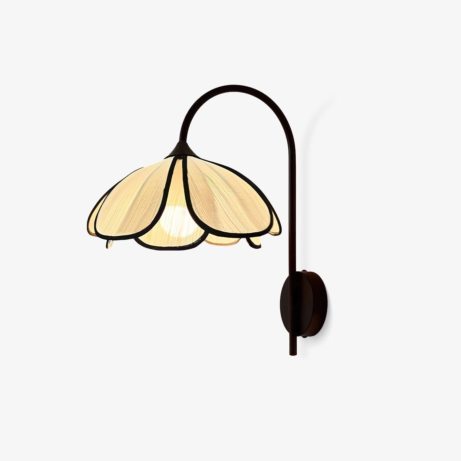 Ivsiliel Natural Burnt Petal Wall Lamp - Neutral Decor