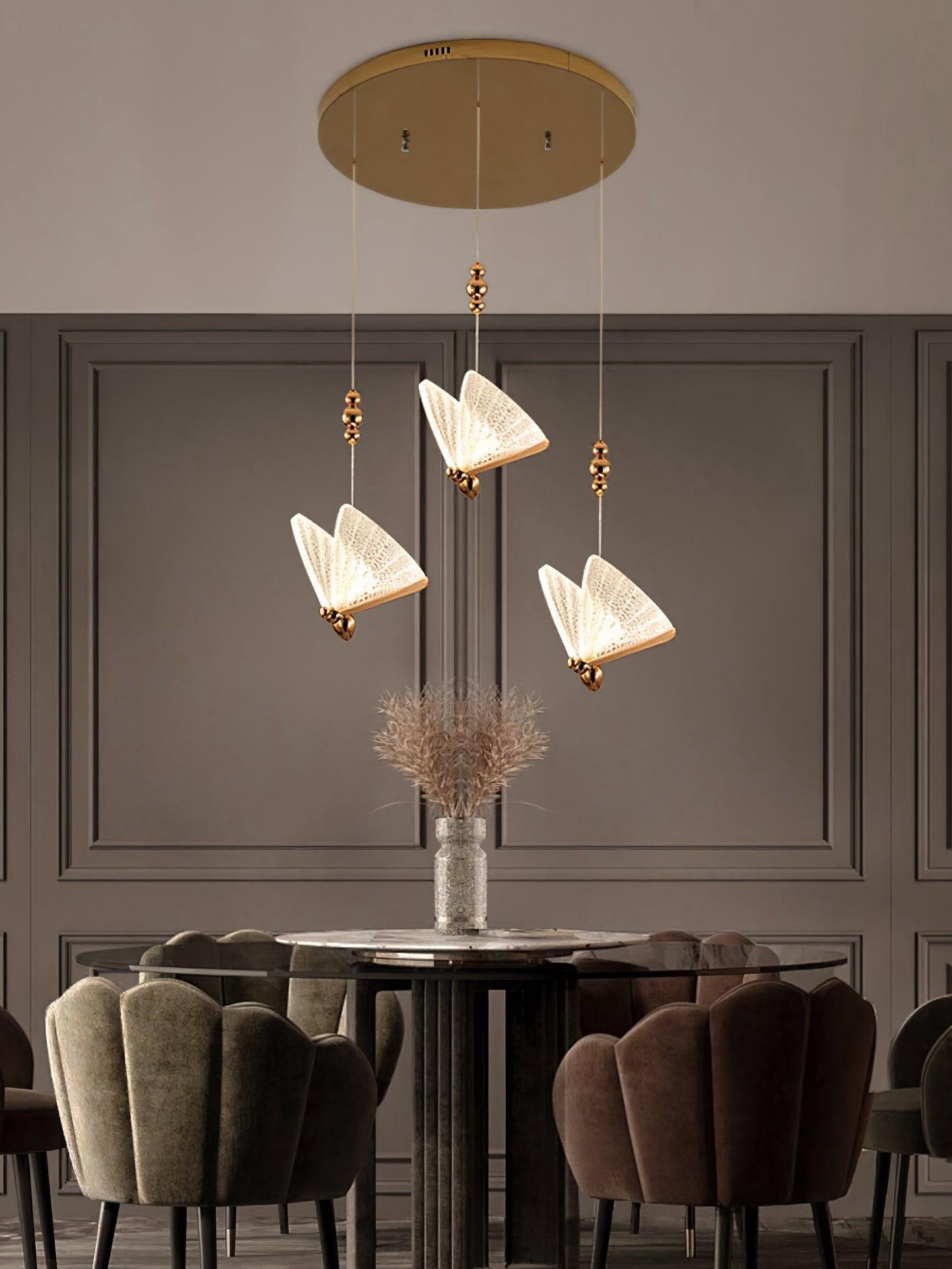 Elaaneria Modern Butterfly Pendant Light