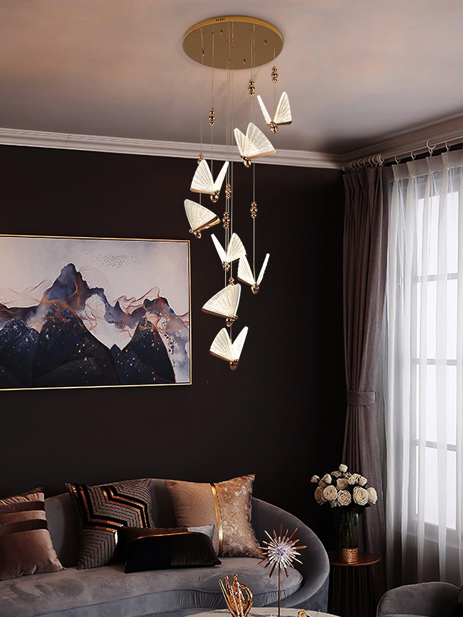 Elaaneria Modern Butterfly Pendant Light