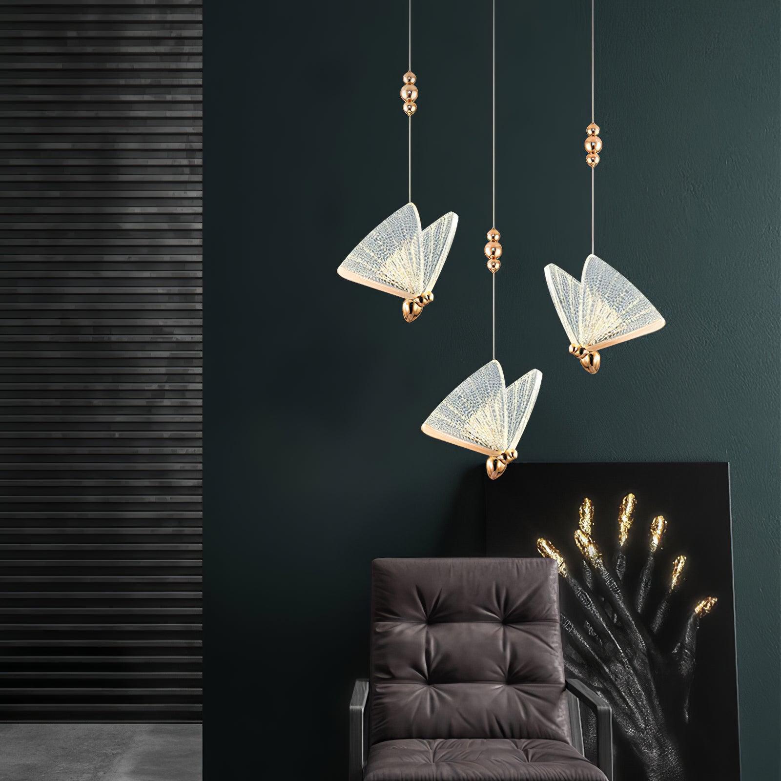 Elaaneria Modern Butterfly Pendant Light