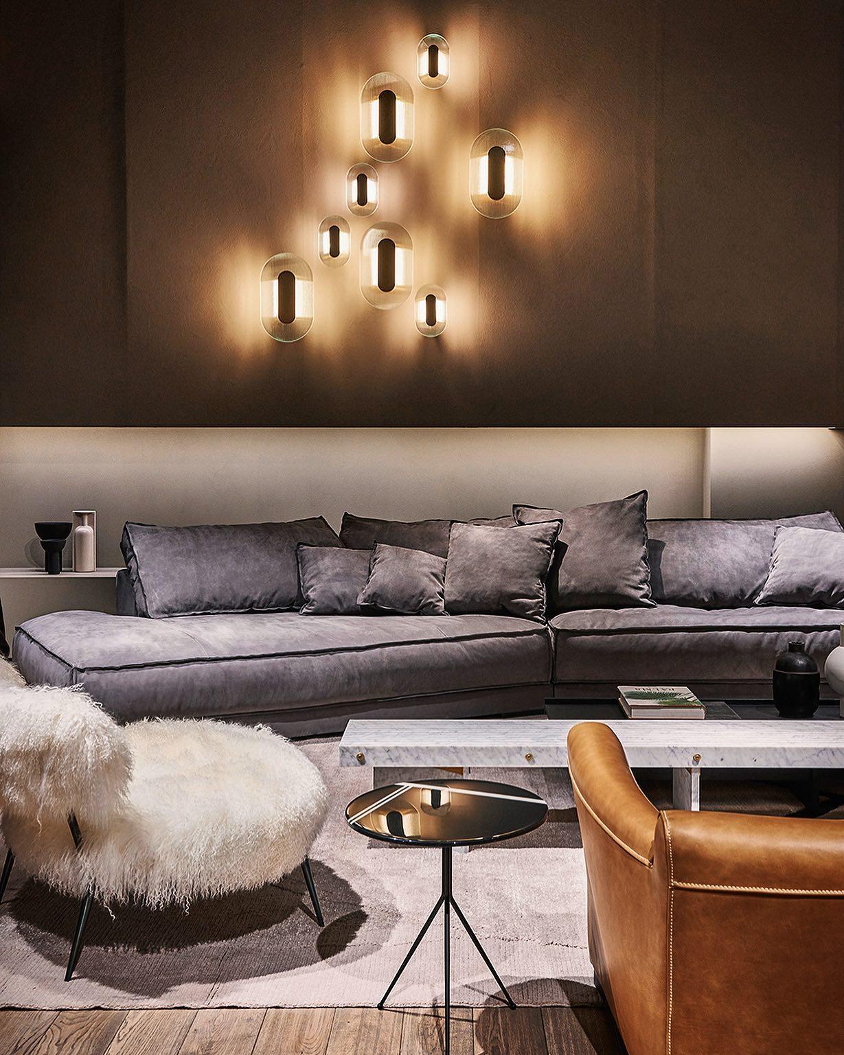 Dexven Premium Nordic Art Button Glass Wall Lamp