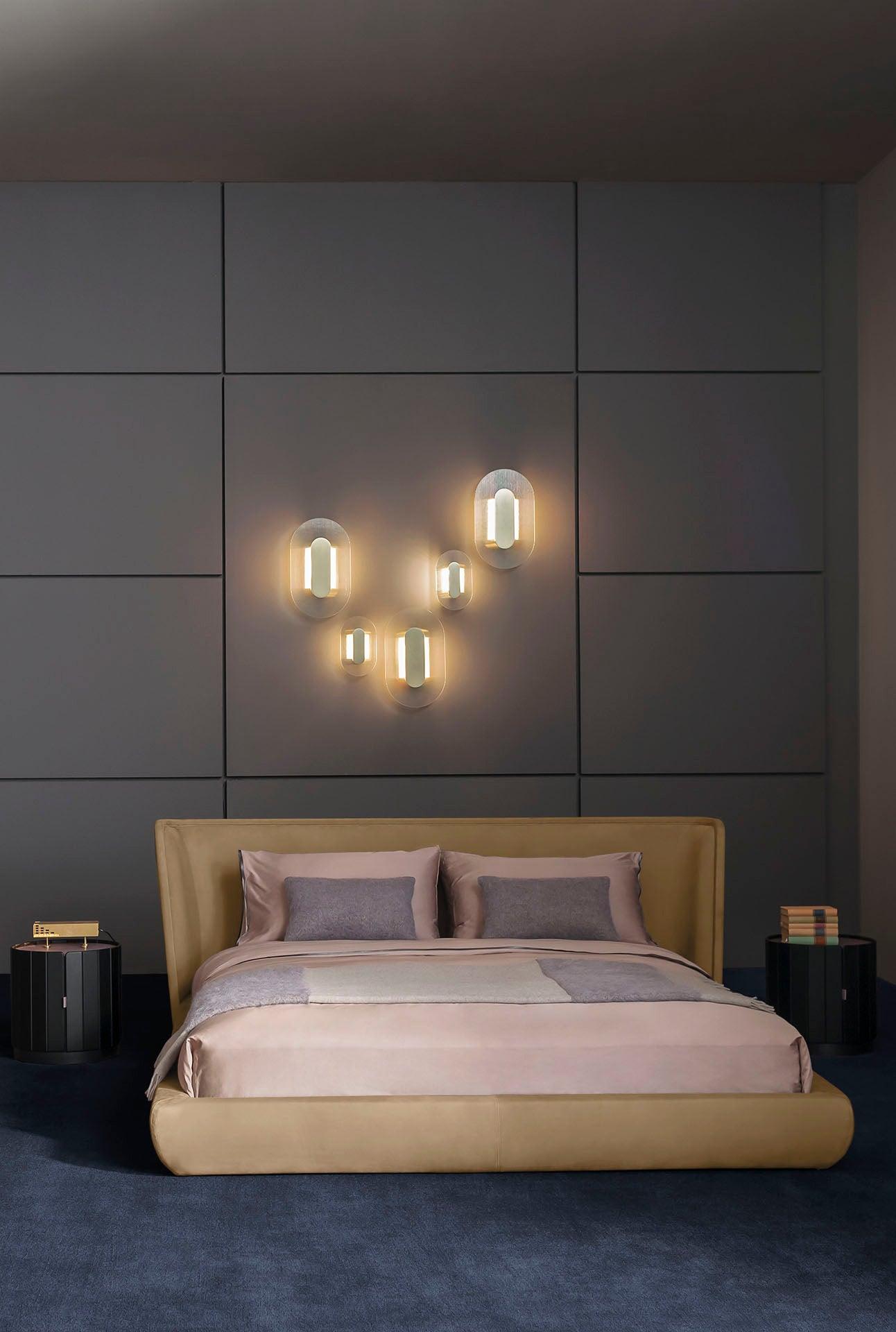 Dexven Premium Nordic Art Button Glass Wall Lamp
