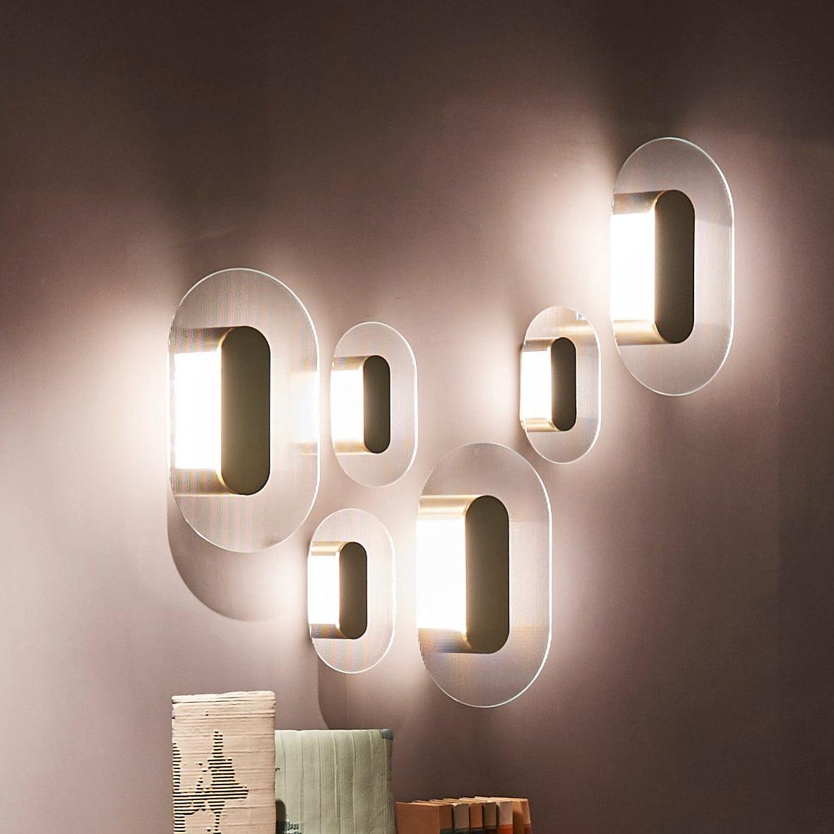 Dexven Premium Nordic Art Button Glass Wall Lamp