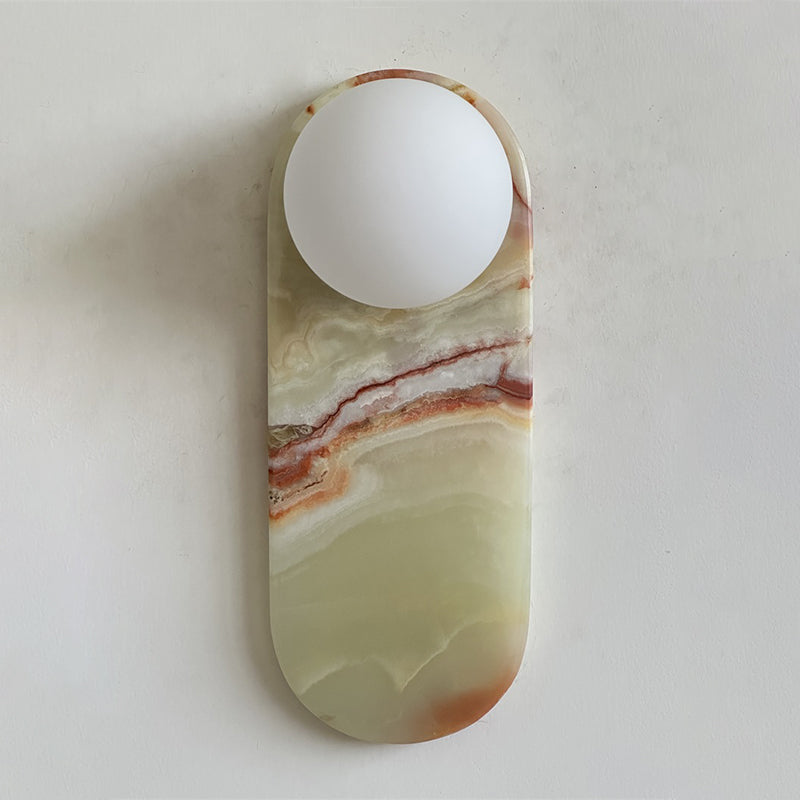 Idoraris Modern Minimalist Cyan Jade Sconce Wall Lamp