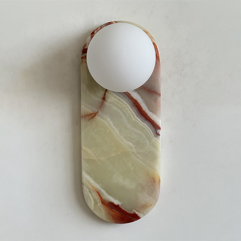 Idoraris Modern Minimalist Cyan Jade Sconce Wall Lamp