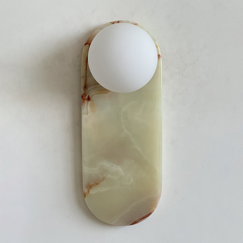 Idoraris Modern Minimalist Cyan Jade Sconce Wall Lamp