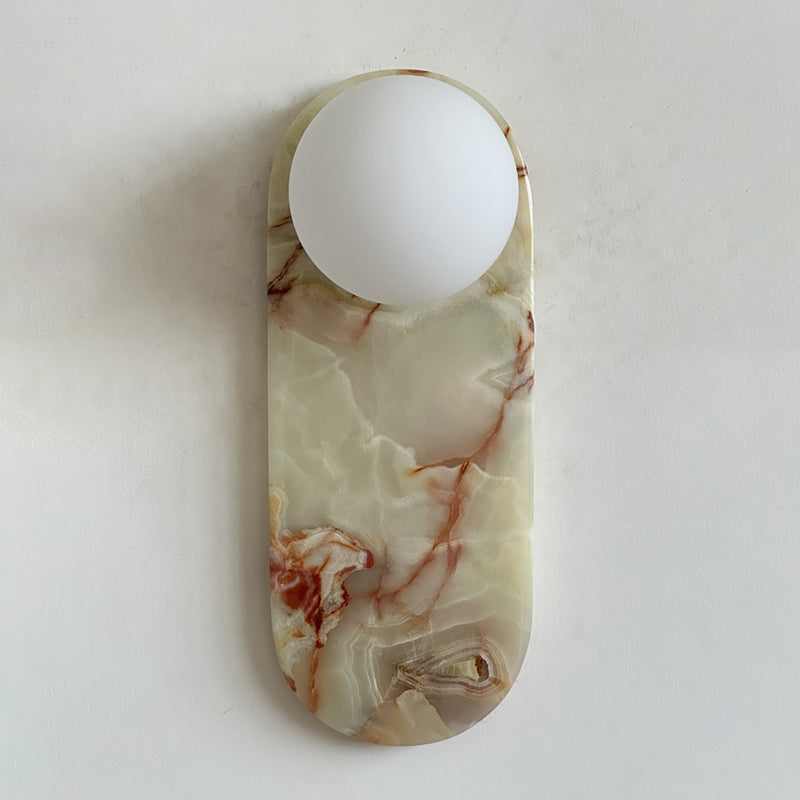 Idoraris Modern Minimalist Cyan Jade Sconce Wall Lamp