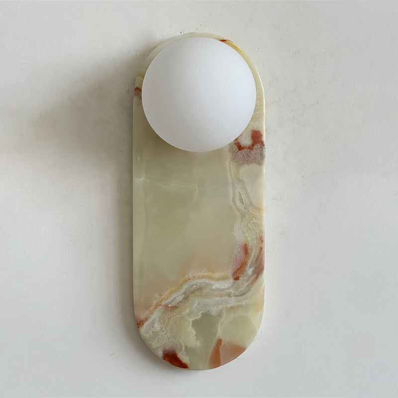 Idoraris Modern Minimalist Cyan Jade Sconce Wall Lamp