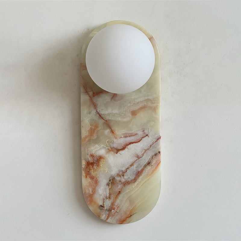Idoraris Modern Minimalist Cyan Jade Sconce Wall Lamp