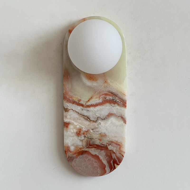 Idoraris Modern Minimalist Cyan Jade Sconce Wall Lamp