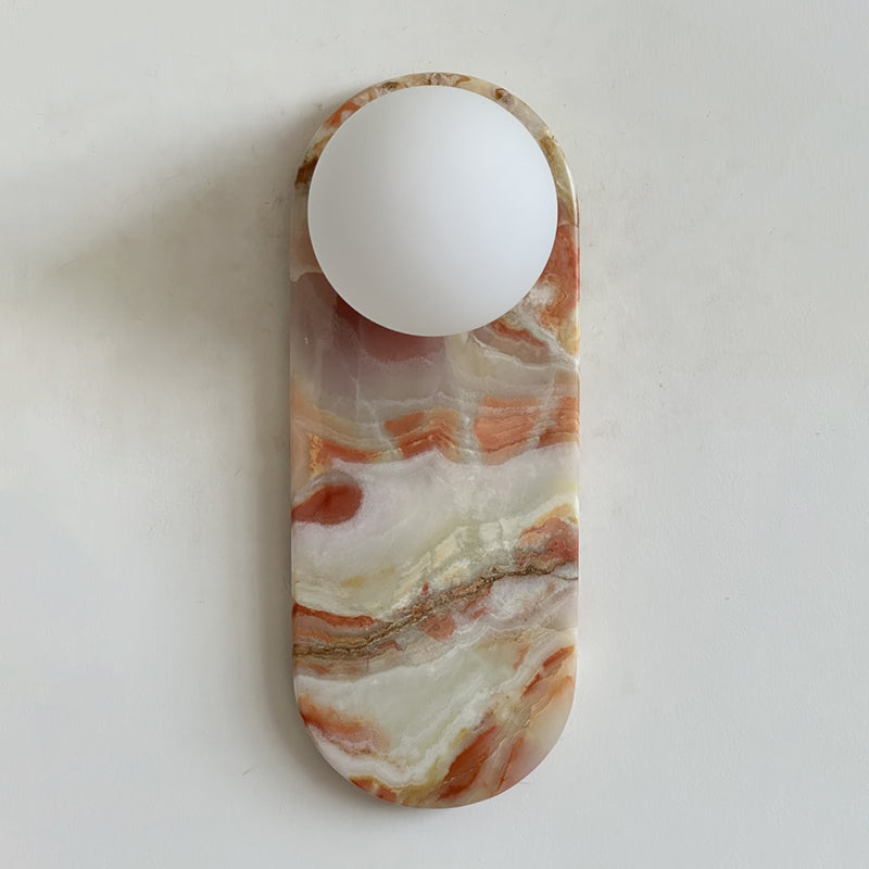 Idoraris Modern Minimalist Cyan Jade Sconce Wall Lamp