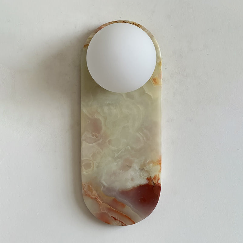 Idoraris Modern Minimalist Cyan Jade Sconce Wall Lamp