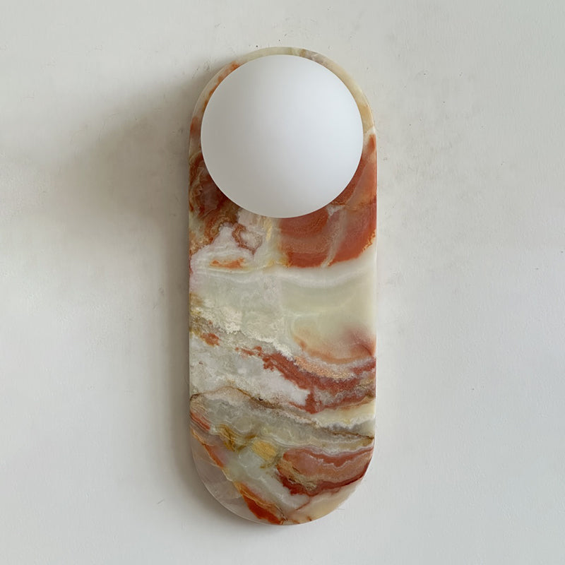 Idoraris Modern Minimalist Cyan Jade Sconce Wall Lamp