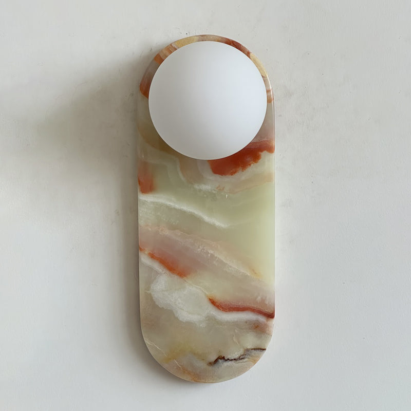 Idoraris Modern Minimalist Cyan Jade Sconce Wall Lamp